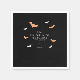 Serviette En Papier Citation Hallowine Halloween Manger Boire