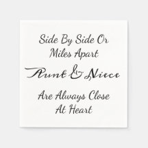 Citation Tante & Nièce – Côte à Côte ou à des Mile