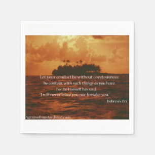 Serviette En Papier Citations bibliques