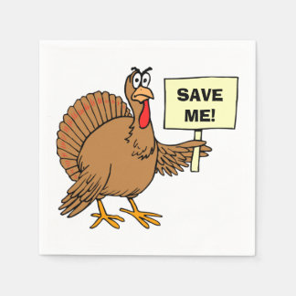 Serviette En Papier Citations de l'Humour d'action de grâce