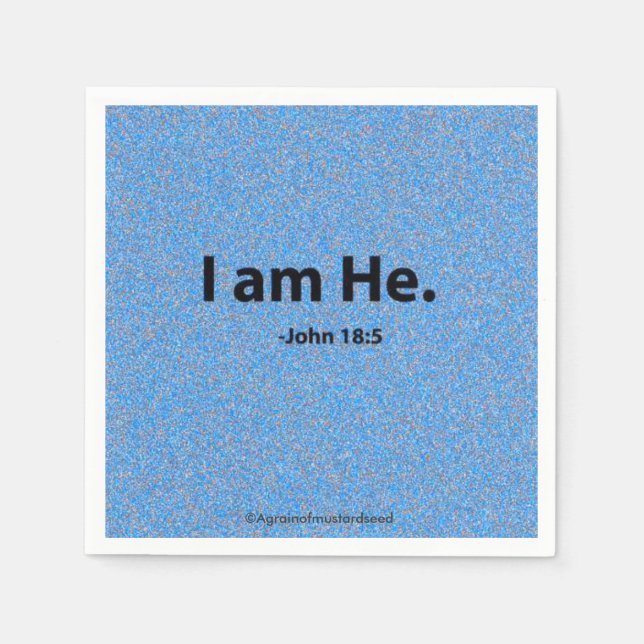 Serviette En Papier Citations religieuses (Devant)