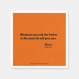 Serviette En Papier Citations religieuses