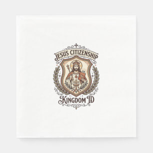 Serviette En Papier Citoyenneté de Jésus Royaume ID Citoyenneté de Jés