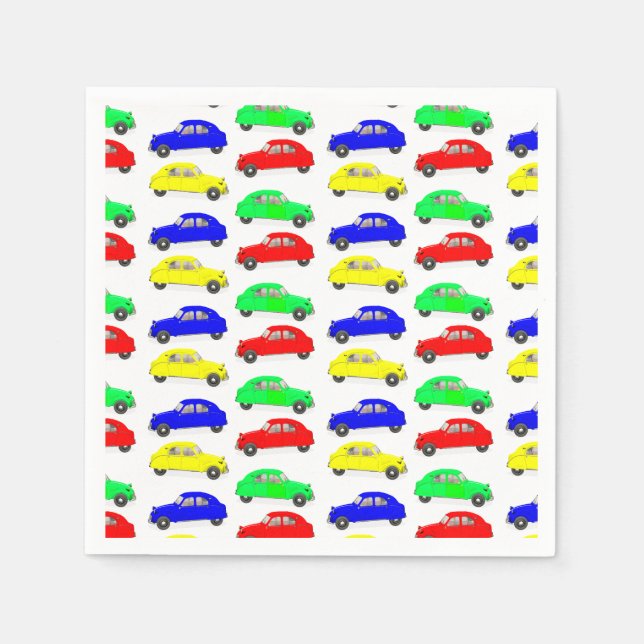 Serviette En Papier Citroen 2 CV (Devant)