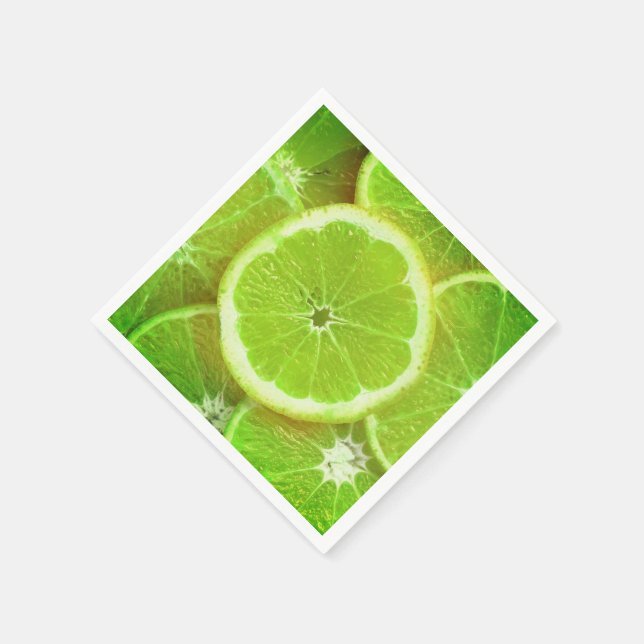 Serviette En Papier Citron (Coin)