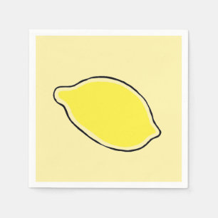 Serviette En Papier Citron