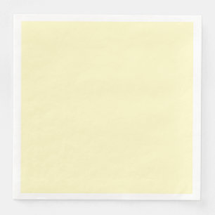 Serviette En Papier Citron Chiffon couleur solide Personnaliser