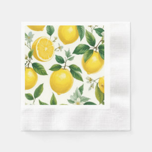 Serviette En Papier Citron liss