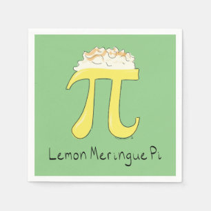 Serviette En Papier Citron Meringue Pi Symbole Math Maître