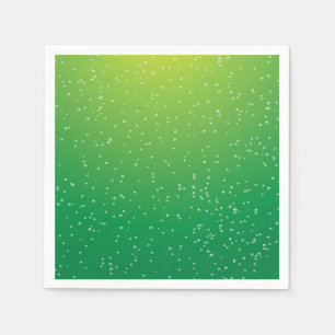 Serviette En Papier Citron Soda avec Fond d'Art à Petites Bulles