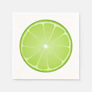 Serviette En Papier Citron Tropical
