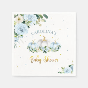 Serviette En Papier Citrouille Baby shower  garçon Citrouille d'automn