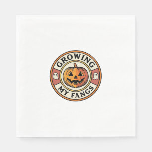 Serviette En Papier Citrouille d'Halloween Faisant Pousser Mes Crocs B