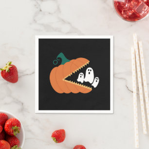 Serviette En Papier Citrouille d'Halloween Garçons Enfants Fantômes Dr