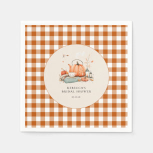 Serviette En Papier Citrouille et épices et tout Baby shower agréable