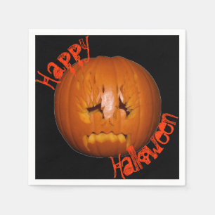 Serviette En Papier Citrouille, Tristes flammes