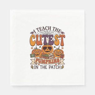 Serviette En Papier Citrouilles les plus mignonnes Halloween Lunettes