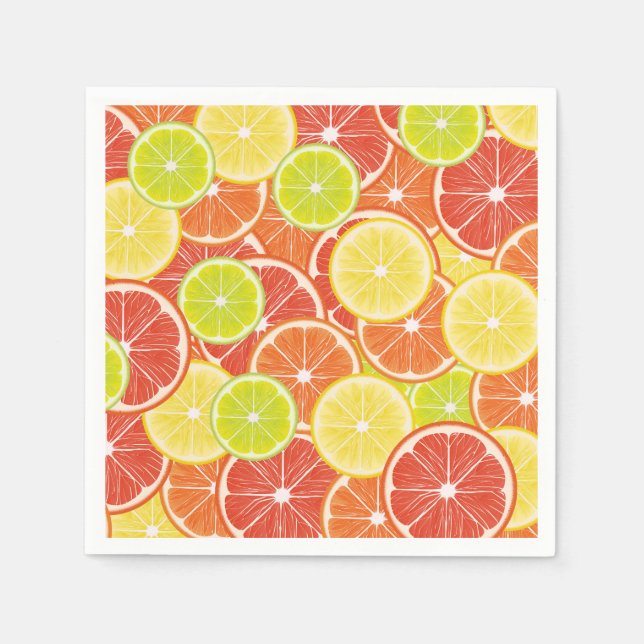 Serviette En Papier Citrus (Devant)