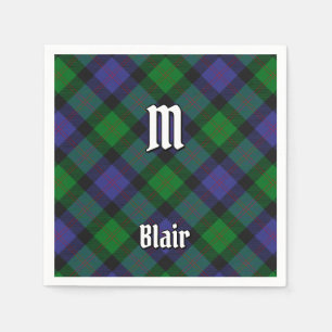 Serviette En Papier Clan Blair Tartan Napkins