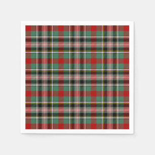 Serviette En Papier Clan Bruce De Kinnaird Tartan
