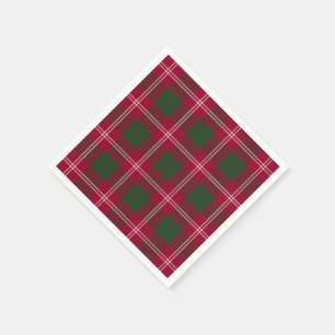 Serviette En Papier Clan Crawford Tartan Plaid
