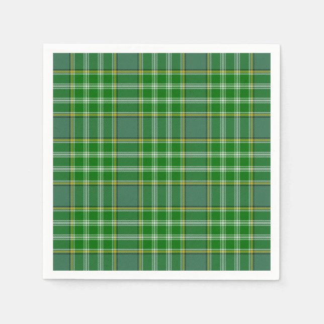 Serviette En Papier Clan Currie Tartan (Devant)