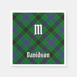 Serviette En Papier Clan Davidson Tartan