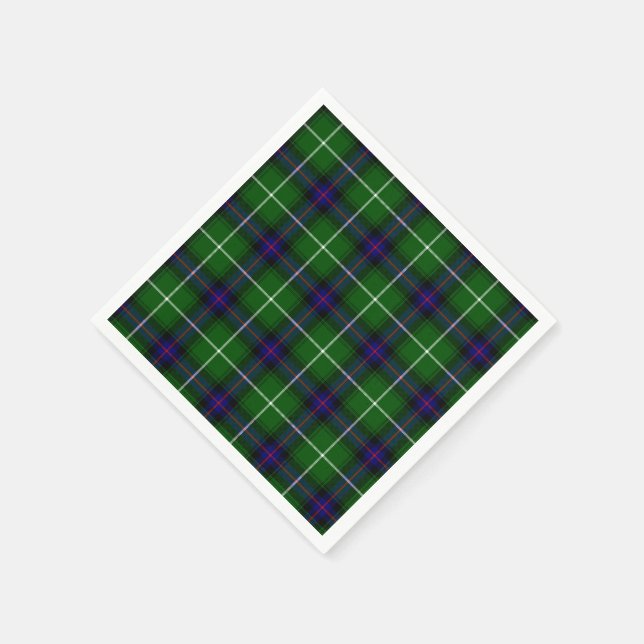 Serviette En Papier Clan Donald Macdonald Tartan (Coin)