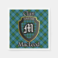 Clan écossais MacLeod Tartan Napkin