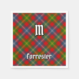 Serviette En Papier Clan Forrester Tartan