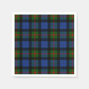Serviette En Papier Clan Gunn Tartan