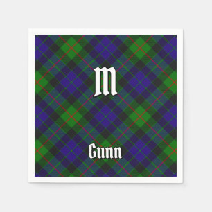 Serviette En Papier Clan Gunn Tartan Napkins