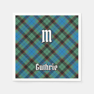 Serviette En Papier Clan Guthrie Tartan