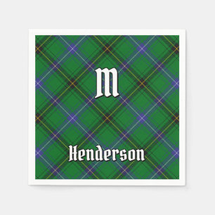 Serviette En Papier Clan Henderson Tartan