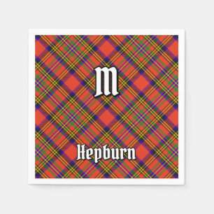 Serviette En Papier Clan Hepburn Tartan