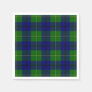 Serviette En Papier Clan Johnston Tartan