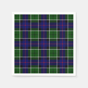 Serviette En Papier Clan Leslie Tartan