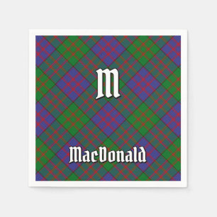 Serviette En Papier Clan MacDonald Tartan Napkins