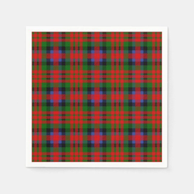 Serviette En Papier Clan MacDuff Tartan (Devant)