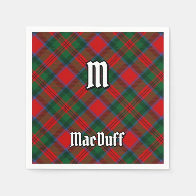 Serviette En Papier Clan MacDuff Tartan (Devant)