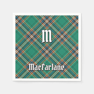 Serviette En Papier Clan MacFarlane Tartan de chasse antique