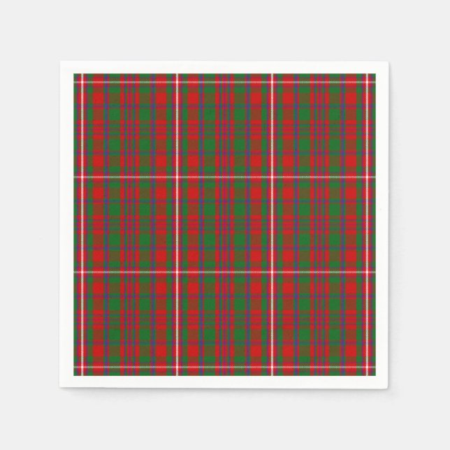 Serviette En Papier Clan MacKinnon Tartan (Devant)