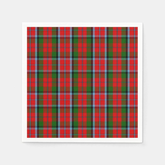 Serviette En Papier Clan MacNaughton Tartan (Devant)