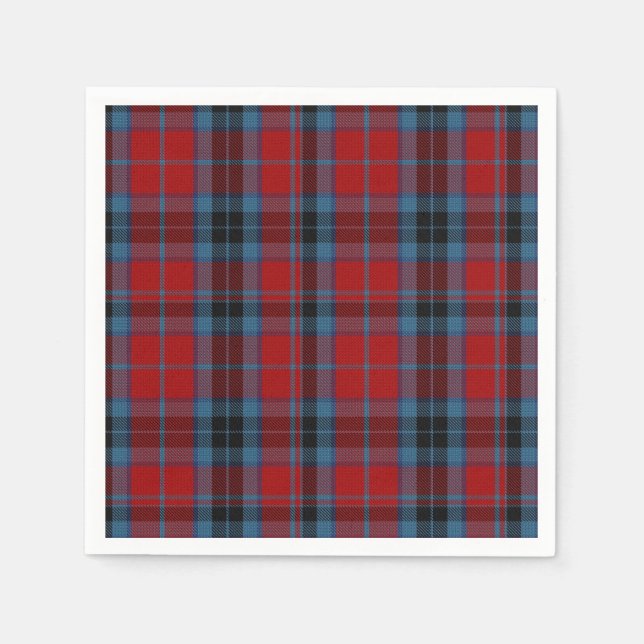 Serviette En Papier Clan MacTavish Tartan Plaid (Devant)