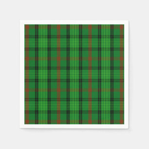 Serviette En Papier Clan Ross Tartan