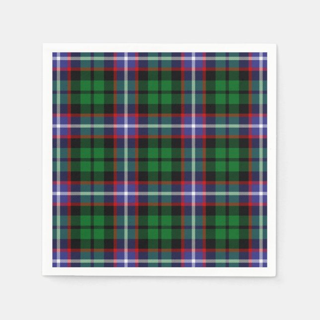 Serviette En Papier Clan Russell Tartan (Devant)