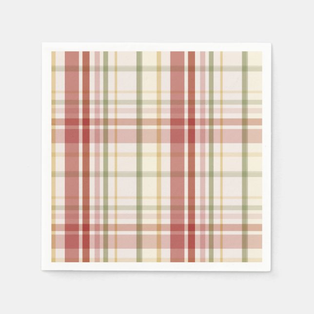 Serviette En Papier Clan Stewart (Devant)