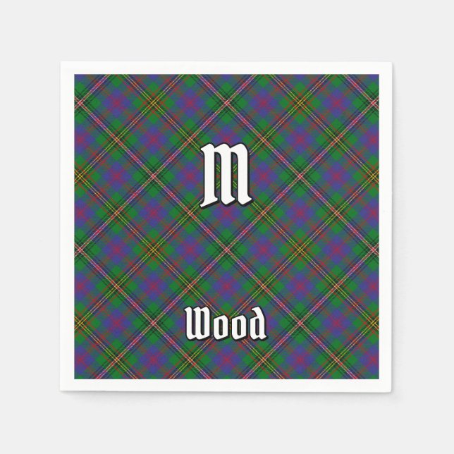 Serviette En Papier Clan Wood (Devant)