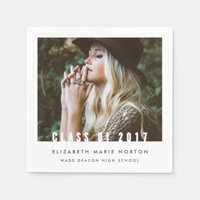 Serviette En Papier classe de 2017 (Devant)