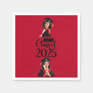Serviette En Papier Classe de 2025 Graduation Personnalisée